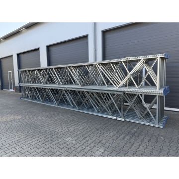 Palettenregalständer Regalständer Palettenregal, gebraucht | SSI Schäfer PR600 | Ständertyp: P173 | Ständerhöhe: 8.500 mm | Ständertiefe: 1.050 mm  | sendzimir verzinkt