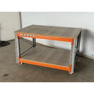 Werkbank Arbeitstisch, gebraucht | Stow Pal Rack NS | Werkbankbreite: 1.550 mm | Werkbanktiefe: 1.070 mm | Werkbankhöhe: 1.000 mm 