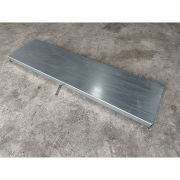 Stahlpaneele f. Palettenregal, gebraucht | f. Ständertiefe 1.100 mm | Gesamttiefe: 1.110 mm | Gesamtbreite: 300 mm | Rahmenprofil: 300 x 40 x 20 mm