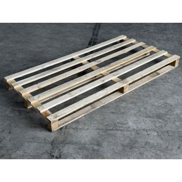 Einwegpalette Holzpalette Industriepalette, gebraucht | 1.900 x 1.000 x 136 mm | Holz | 6 Deckbretter