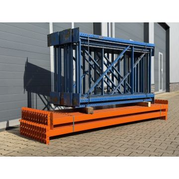Palettenregalanlage Palettenregal, gebraucht | Cornix/Duwic | Regalständer: 1.880 x 1.000 mm | Lichte Weite: 2.705 mm | Regallänge: 22,54 lfm.