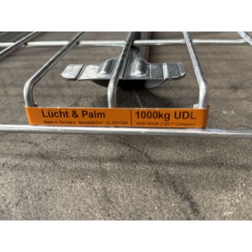 Drahtgitterrost Gitterrost Drahtgitterboden, neu | Lücht & Palm | 1.125 x 880 mm | Maschenweite 100 x 50 mm | sendzimir verzinkt