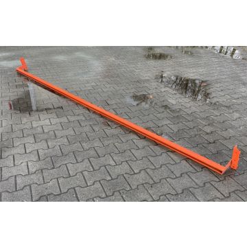 Durchschubsicherung f. Palettenregale gebraucht / geeignet f. Lichte Weite: 3.600 mm / C-Profil: 50x40x12 mm