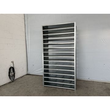 Fachbodenregal Magazinregal, gebraucht | Dexion HI280 | Gesamthöhe: 2.500 mm | Gesamttiefe: 610 mm | Regallänge: 1,38 lfm.