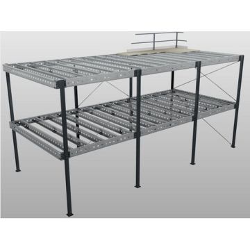 Lagerbühne, Lagerboden zweigeschossig 16,00 x 10,00 m, Tragkraft 500 kg / m²