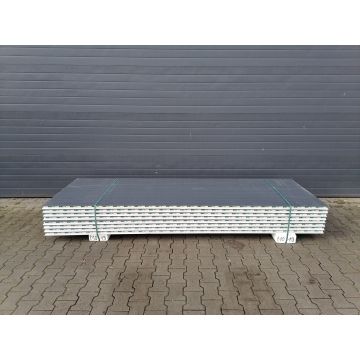 Sandwichplatten 40 mm Wand II. Wahl RAL 7016 Paket 1019B