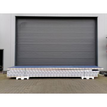 Sandwichplatten 100 mm Wand II. Wahl blau Paket 1043B