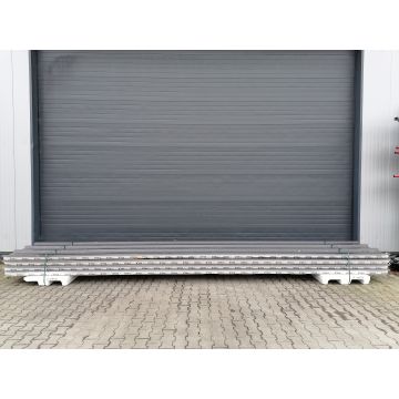 Sandwichplatten 60 mm Dach II. Wahl schwarz Paket 1057 B