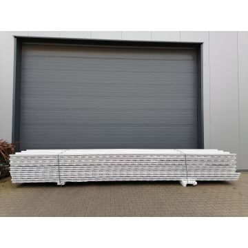 Sandwichplatten 80 mm Dach II. Wahl weißaluminium Paket 1068 B