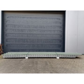 Sandwichplatten 60 mm Dach II. Wahl Grün Paket 1075B