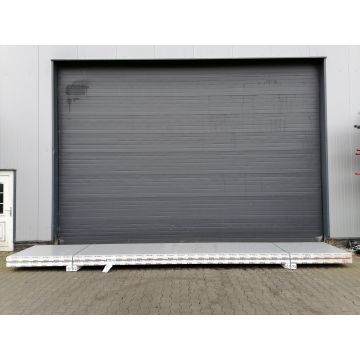 Sandwichplatten 100 mm Wand II. Wahl RAL 9006 Paket 1079B