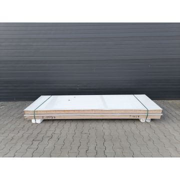 Sandwichplatten 100 mm Dach II. Wahl RAL 9006 Paket 1097B