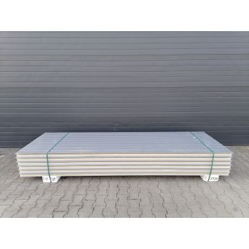 Sandwichplatten 60 mm Wand II. Wahl RAL 9006 Paket 1098B