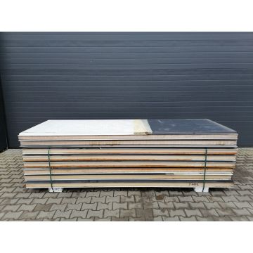 Sandwichplatten 100 mm Wand II. Wahl verschiedene Farben Paket 1112B