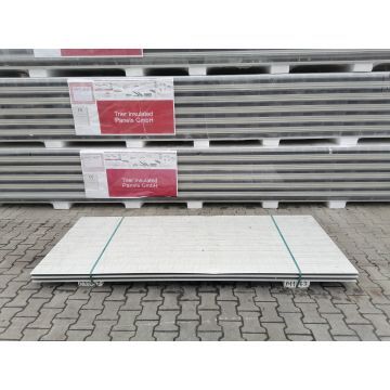 Sandwichplatten 40 mm Dach II. Wahl grauweiß Paket 1169B