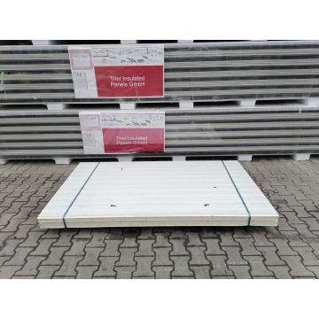 Sandwichplatten 60 mm Wand II. Wahl weiß Paket 1173B