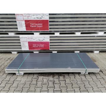 Sandwichplatten 40 mm Wand II. Wahl RAL 7016 Paket 1180B