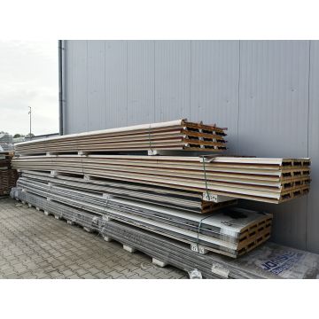 Sandwichplatten 30 mm Dach II. Wahl RAL 8012 Rotbraun Paket 1204B
