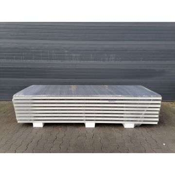 Sandwichplatten 80 mm Wand II. Wahl RAL 7016 Paket 586BN