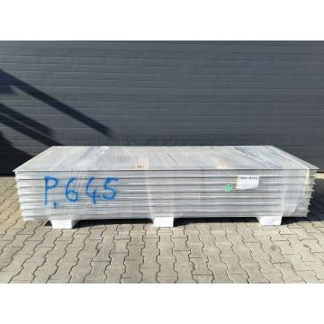 Sandwichplatten 80 mm Wand II. Wahl RAL 9006 Paket 645BN