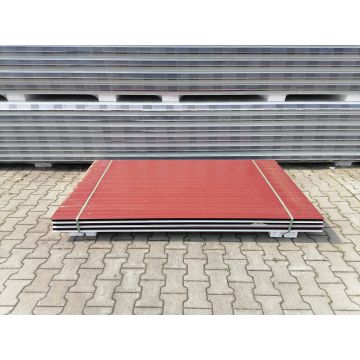Sandwichplatten 40 mm Wand II. Wahl RAL 8012 Paket 735BN