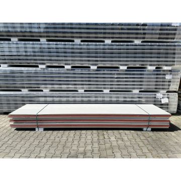 Sandwichplatten 40 mm Dach II. Wahl RAL 8012 Paket 748B