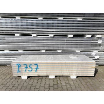 Sandwichplatten 80 mm Wand II. Wahl RAL 9002 Paket 757B
