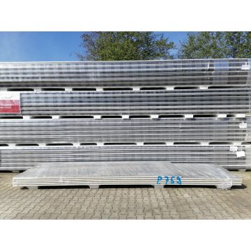 Sandwichplatten 40 mm Wand II. Wahl RAL 9007 Paket 759B