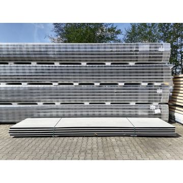 Sandwichplatten 60 mm Wand II. Wahl weiß Paket 762B