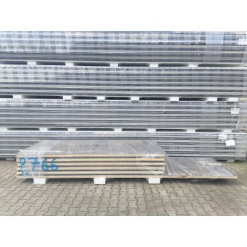 Sandwichplatten 80 mm Wand II. Wahl RAL 9007 Paket 766B