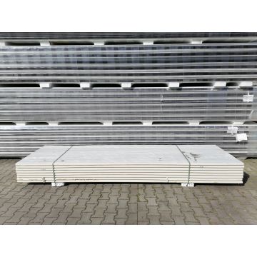 Sandwichplatten 40 mm Wand II. Wahl weiß Paket 771B