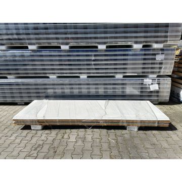 Sandwichplatten 80 mm Wand II. Wahl weiß Paket 779B