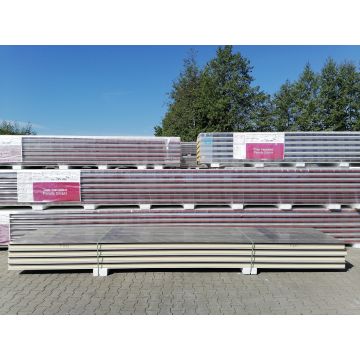 Sandwichplatten 100 mm Wand II. Wahl RAL 9007 Paket 813B