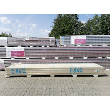 Sandwichplatten 100 mm Wand II. Wahl weiß Paket 862B