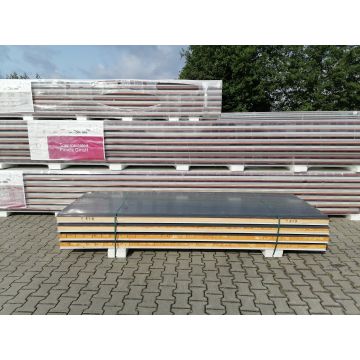 Sandwichplatten 100 mm Wand II. Wahl RAL 7016 Paket 878B