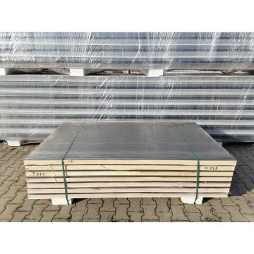Sandwichplatten 60 mm Wand II. Wahl RAL 9007 Paket 975B