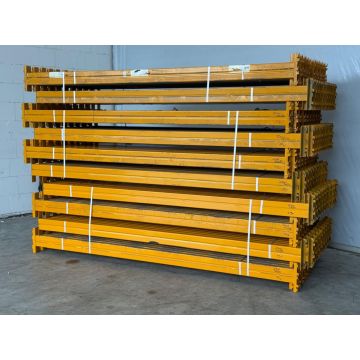 Palettenregaltraverse Traverse Palettenregal, gebraucht | Jung Heinrich Delta | lichte Weite: 2.700 mm | K: 120 x 50 mm | gelb
