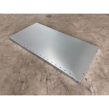 Fachboden für Fachbodenregale, gebraucht | Meta Clip | MS150-III | f. Ständertiefe: 500 mm | Gesamtbreite: 1.000 mm | Gesamttiefe: 500 mm | Gesamthöhe: 40 mm | sendzimir verzinkt