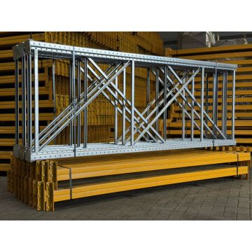 Palettenregalanlage Palettenregal, gebraucht | META Multipal S | Regalständer: 2.900 x 1.100 mm | Lichte Weite: 2.700 mm | Regallänge: 14,01 lfm.