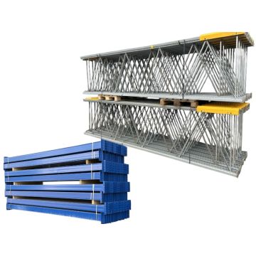 Palettenregalanlage Palettenregal, gebraucht | Bito PRO | Regalständer: 4.000 x 1.100 mm | Lichte Weite: 3.600 mm | Regallänge: auswählbar