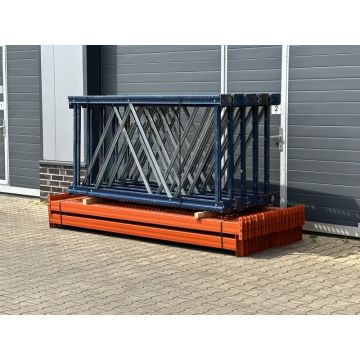 Palettenregalanlage Palettenregal | neu & gebraucht | Mecalux  | Regalständer: 2.300 x 1.100 mm | Lichte Weite: 2.700 mm | Regallänge: 25,30 lfm.