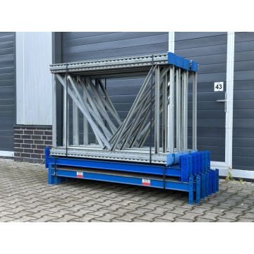 Palettenregalanlage Palettenregal, gebraucht | SSI Schäfer | Regalständer: 1.600 x 1.050 mm | Lichte Weite: 1.800 mm | Regallänge: 13,40 lfm.