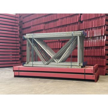 Palettenregalanlage Palettenregal, gebraucht | SSI Schäfer PR 600 | Regalständer: 2.000 x 1.050 mm | Lichte Weite: 2.700 mm | Regallänge: Auswählbar