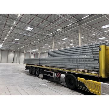 Palettenregalständer Regalständer Palettenregal, gebraucht | SSI Schäfer PR600 | Ständertyp: P175 | Ständerhöhe: 7.100 mm | Ständertiefe: 1.100 mm | sendzimir verzinkt