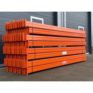 Palettenregaltraverse Traverse Palettenregal, gebraucht | Stow Pal Rack NS | lichte Weite: 3.900 mm | Kastenprofil: 160 x 50 mm | orange