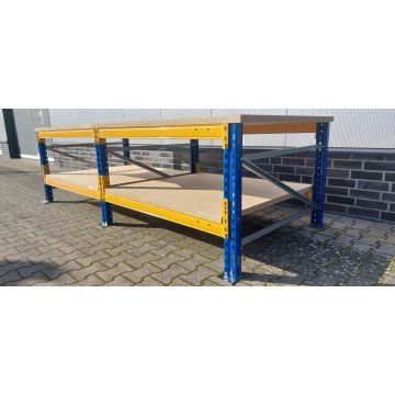 Werkbank Arbeitstisch Jungheinrich MPB, gebraucht | Werkbankbreite: 2.955 mm | Werkbankhöhe: 938 mm | Werkbanktiefe: wählbar