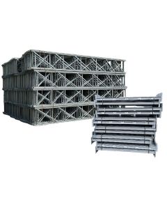 Palettenregalanlage Regalanlage, gebraucht | SSI Schäfer PR 600 | Regalständer: 6.295 x 850 mm | Lichte Weite: 2.100 mm | INP: 80 x 42 mm | Regallänge: Auswählbar 