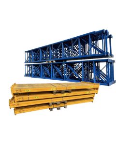 Palettenregalanlage Palettenregal, gebraucht | Jung Heinrich Delta | Regalständer: 6.800 x 1.050 mm | Lichte Weite: 3.600 mm | Regallänge: 22.160 mm