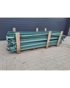 Stahlträger Eisenträger Stahl, gebraucht / Hovuma / lichte Weite: 2.400 mm / INP 80 x 42 mm / grün