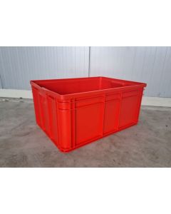 Stapelkasten Stapelkiste Kunststoffkiste, II. Wahl (Neuware) | SSI Schäfer Serie 14/6-1 | Außenmaß: 650 x 468 x 300 mm (LxBxH) | Farbe: rot